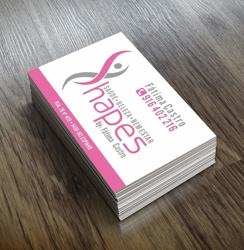 Cartões de Visita em Papel Couché Mate 85mmx55mm