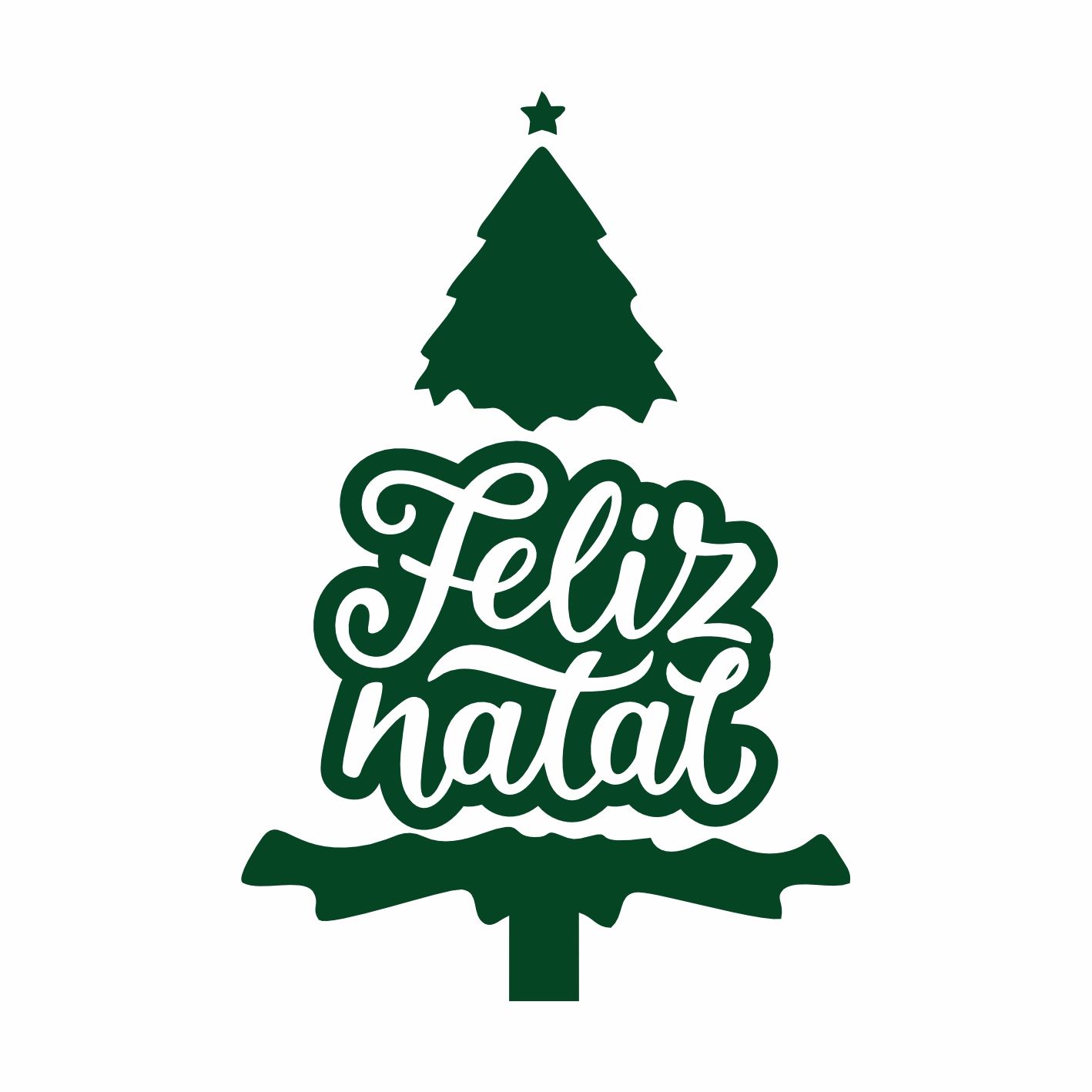 Vinil de recorte Natal