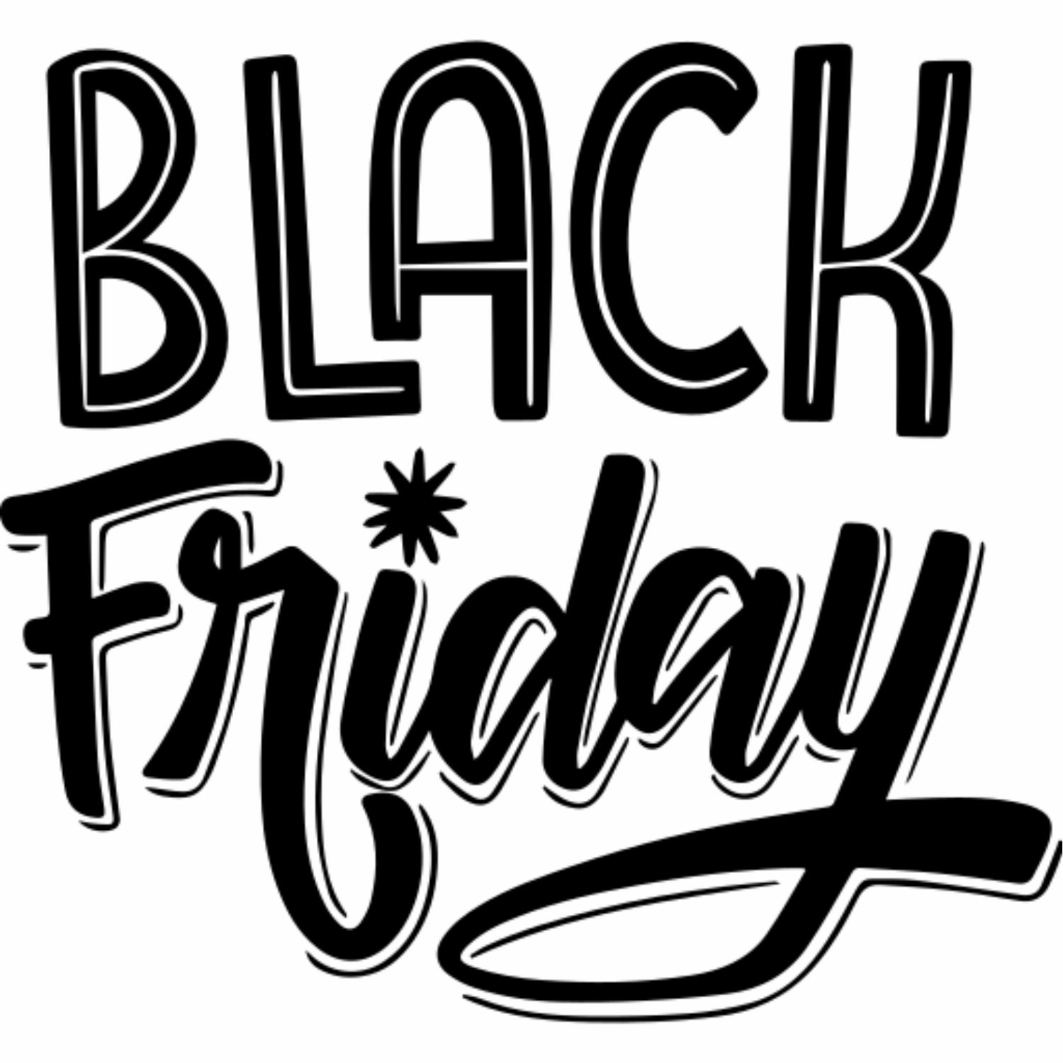 Vinil de recorte Black Friday