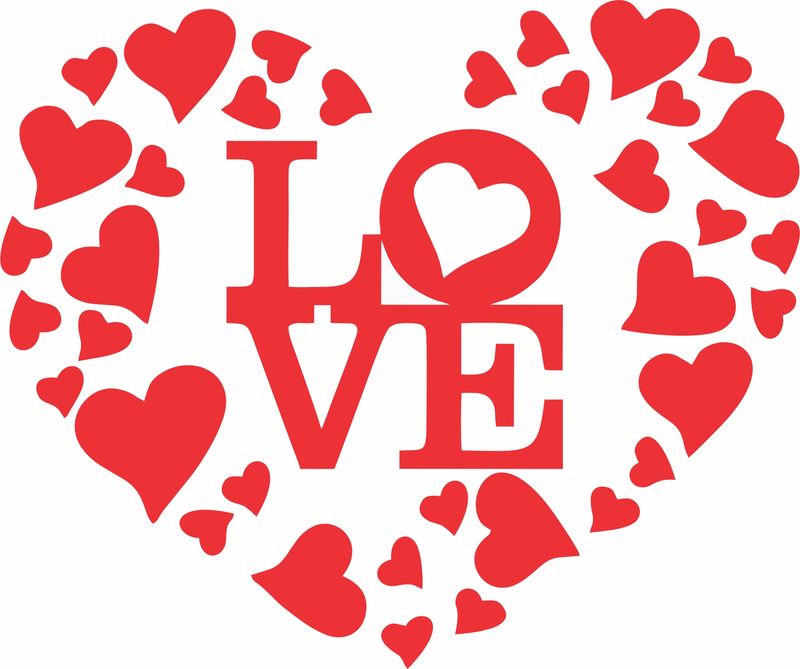 Vinil de recorte LOVE