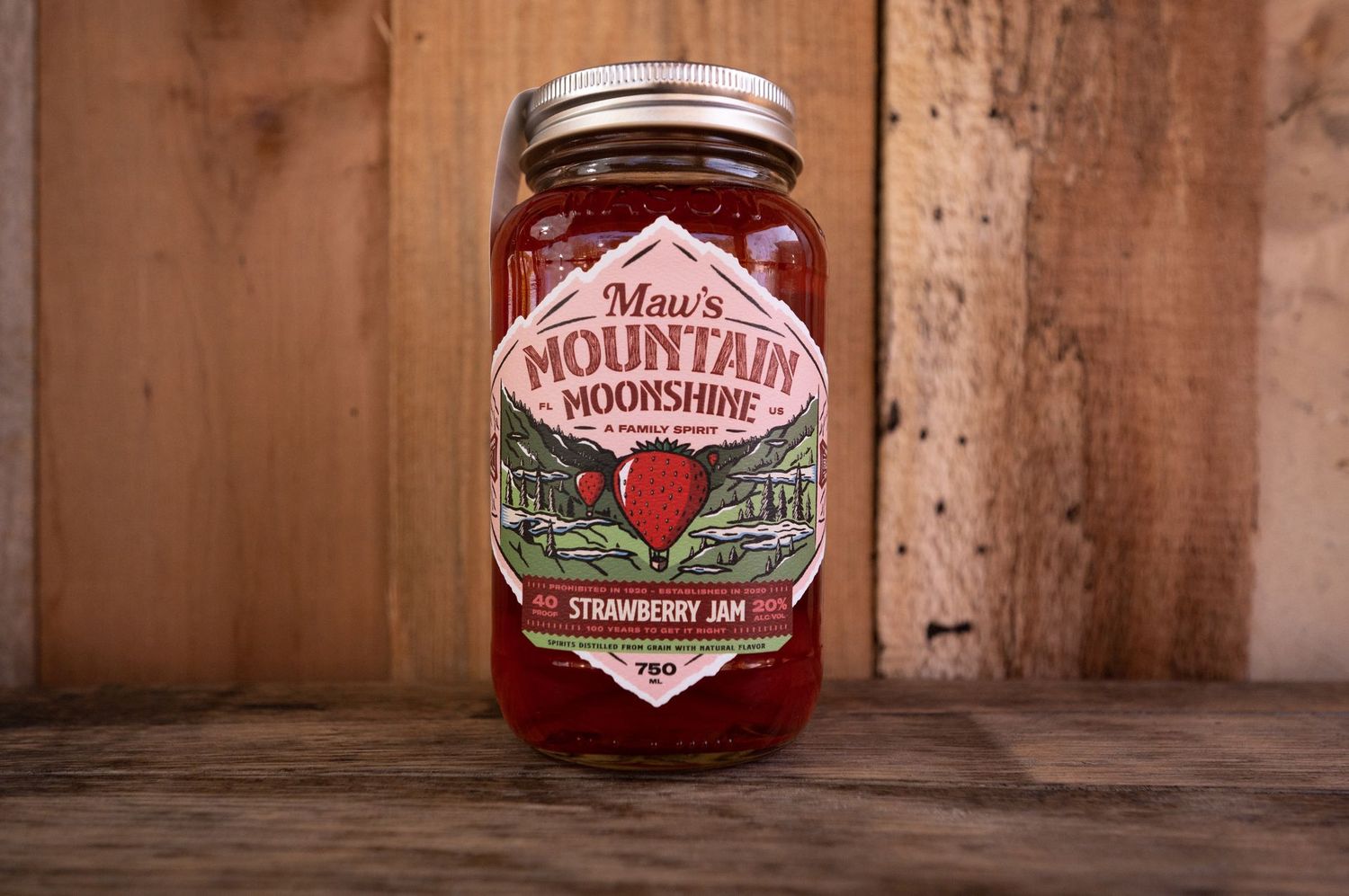 Strawberry Jam Moonshine