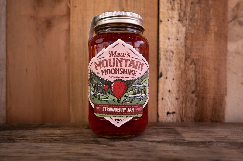 Strawberry Jam Moonshine