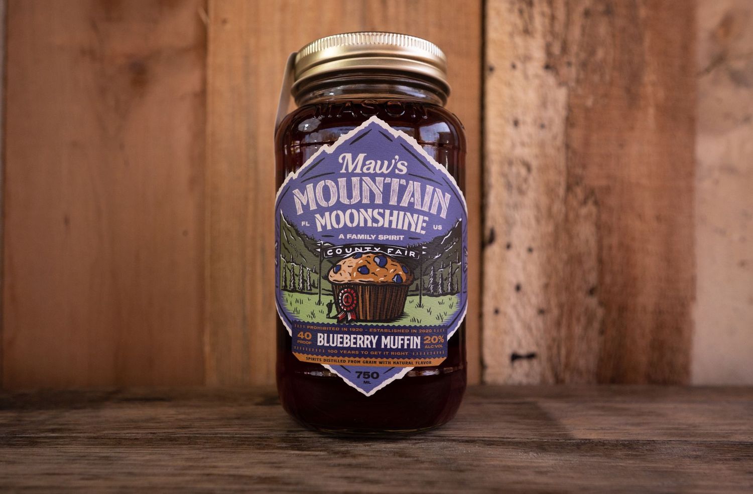 Blueberry Muffin Moonshine
