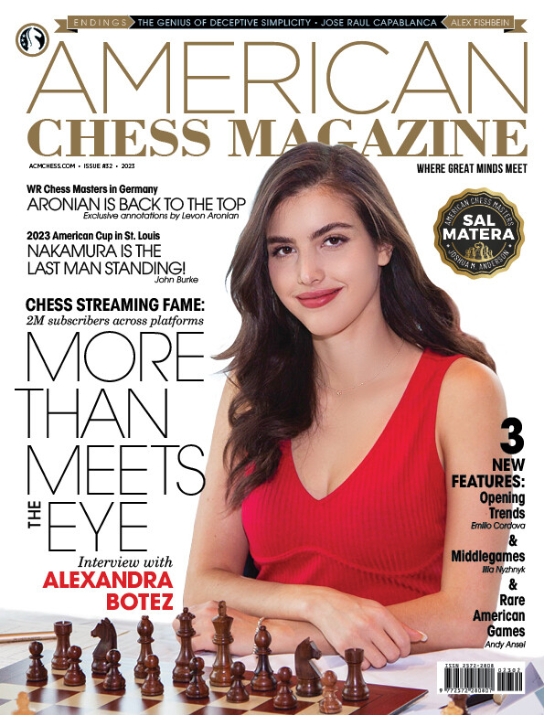 AMERICAN CHESS MAGAZINE #32 — Alexandra Botez