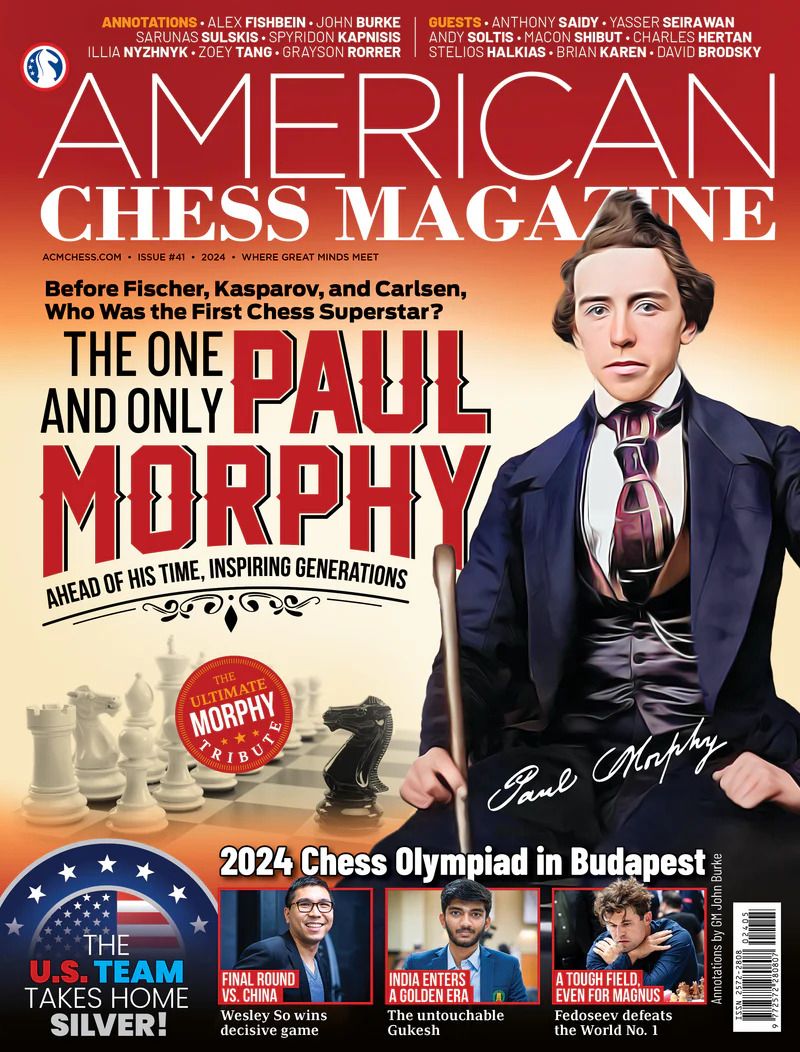 AMERICAN CHESS MAGAZINE #41 - Tribute to Paul Morphy