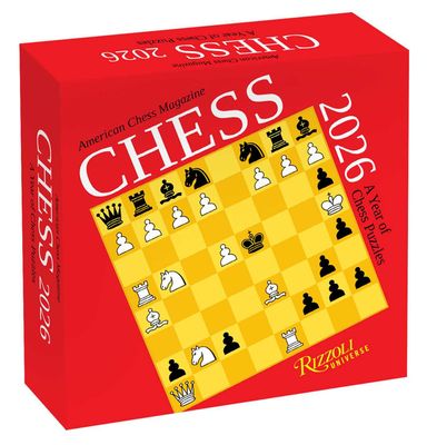 Chess 2026 Day-to-Day Calendar - A Year of Chess Puzzles