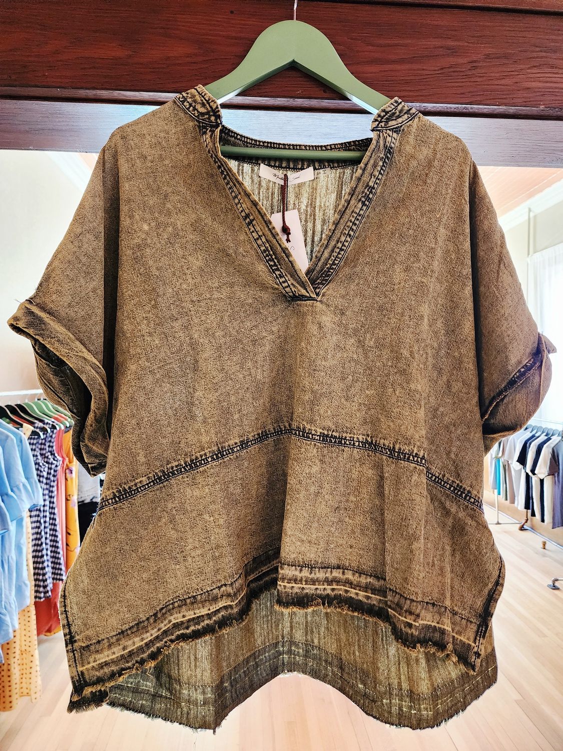 Boho v-neck shirt