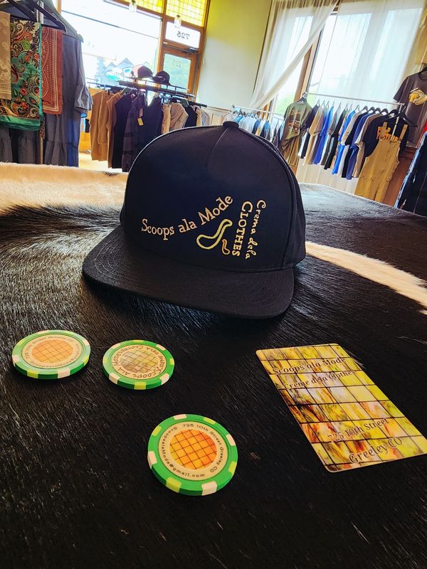 Scoops ala Mode flat bill cap