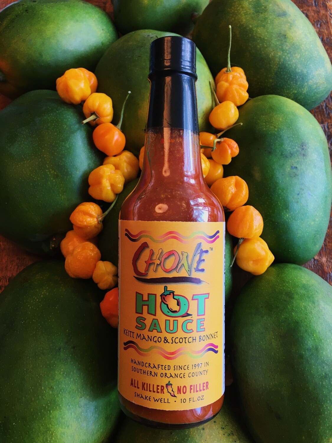 Chone Keitt Mango & Scotch Bonnet Seasonal Hot Sauce - 2020, 5 oz