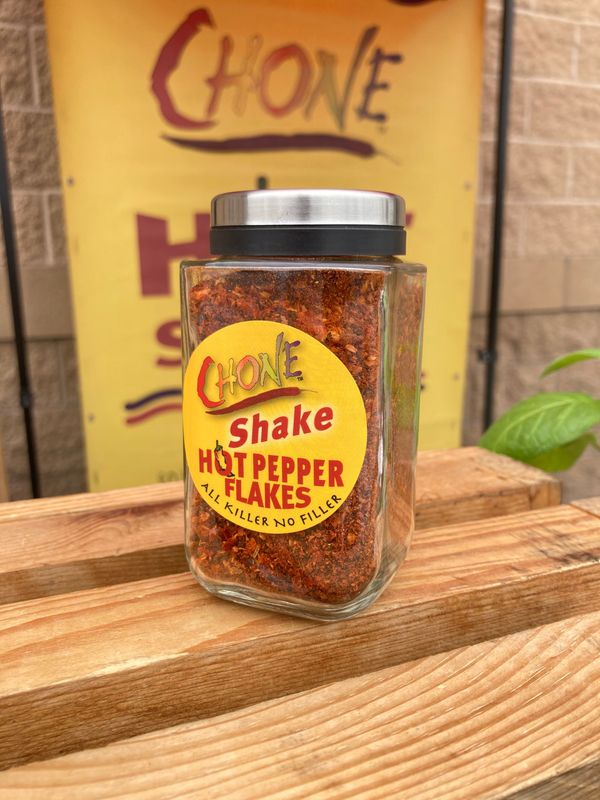 Chone Shake - Hot Pepper Flakes, Chipotle & Habanero, 3 oz