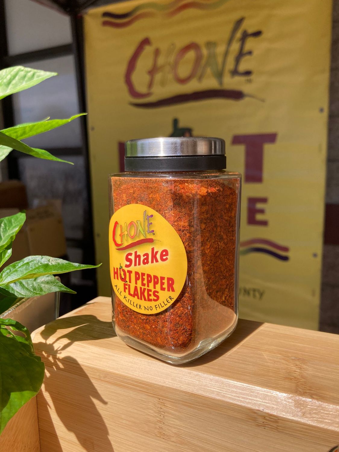 Chone Shake - Hot Pepper Flakes, Ancho & Habanero, 3 oz