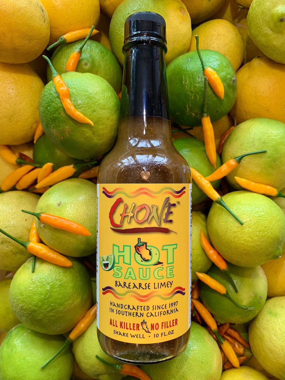 Chone Barearse Limey Seasonal Hot Sauce - 2026, 10 oz