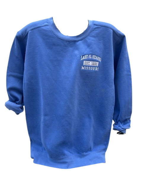 Embroiderd Lake of the Ozarks Crewneck
