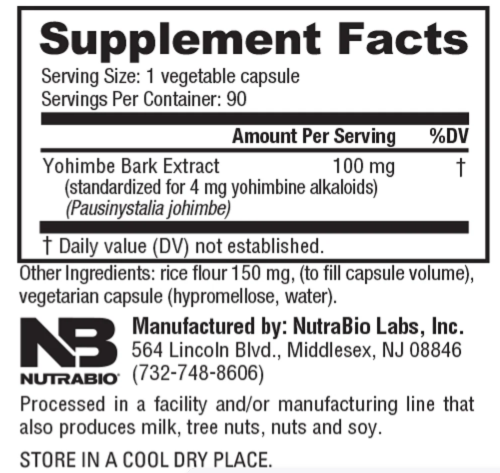 Nutrabio Yohimbe