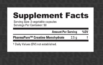 Nutrabio Creatine Monohydrate Capsules