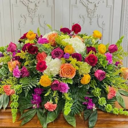 Spring Half Casket Spray