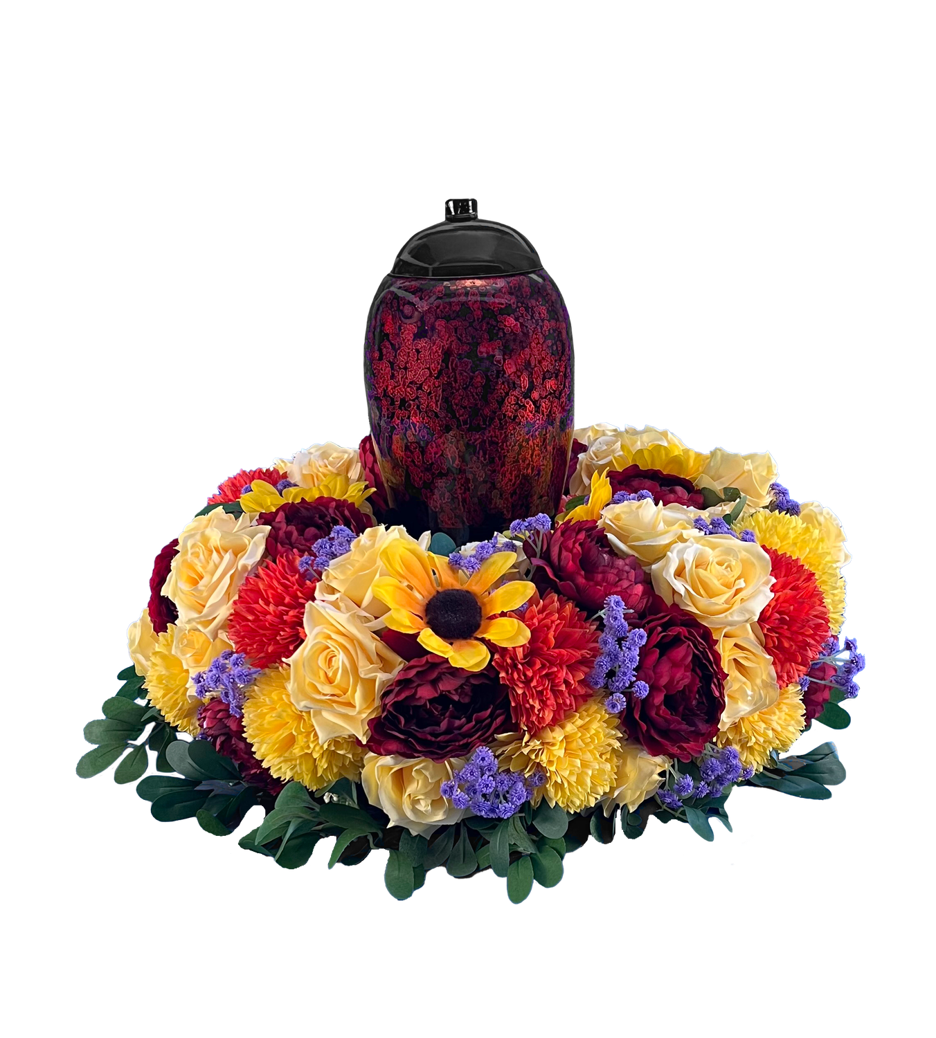 Spring Cremation Urn Wreath
