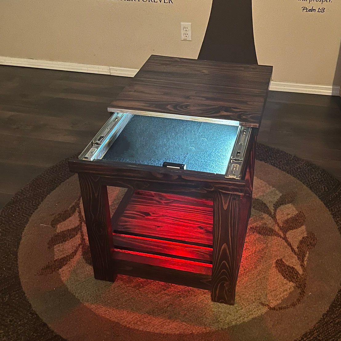 Concealment End Table/Nightstand 