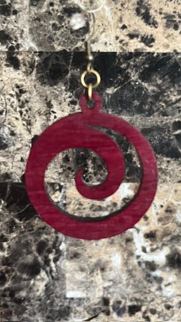 Natural Exotic Wood Earings