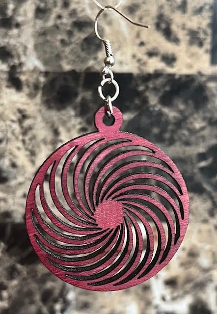 Natural Exotic Wood Earings