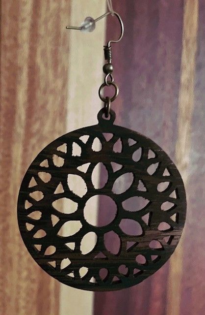 Natural Exotic Wood Earings