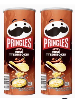 Pringles – Spicy Rosé Tteokbokki Flavor