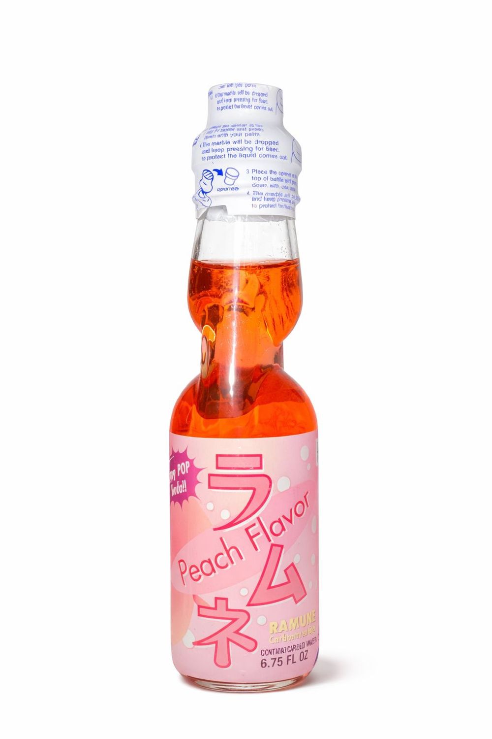 Ramune Peach Soda