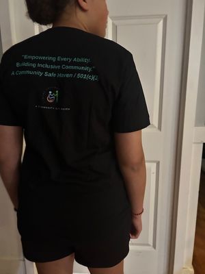 Black Shirt w/ logo and Mission Statement