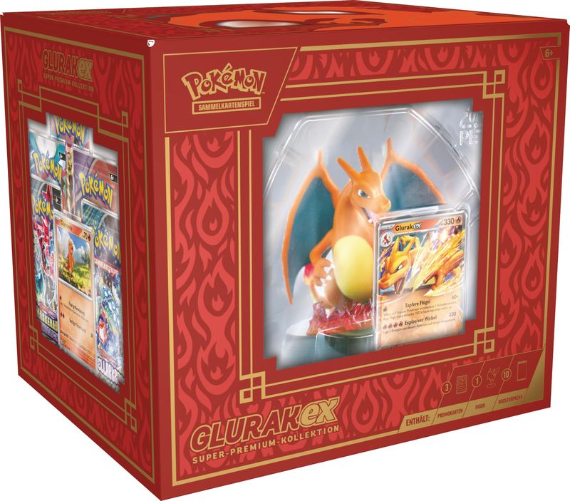 Pokémon TCG: Glurak-ex Super-Premium-Kollektion (Deutsch)