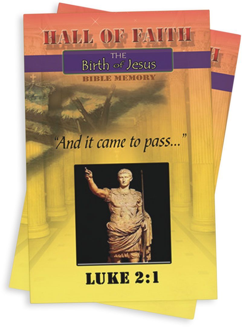 Hall of Faith Card Set - Birth of Christ