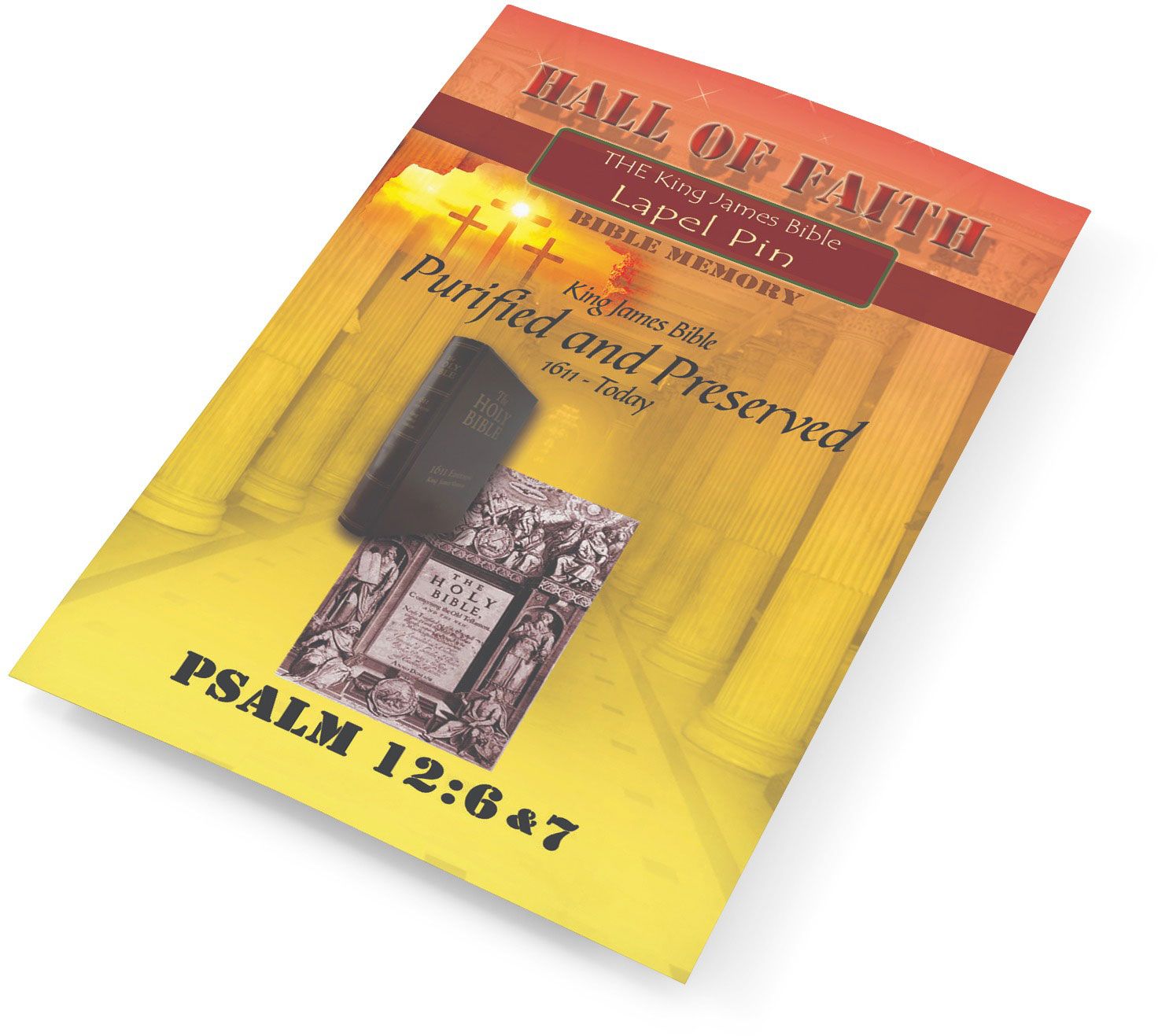 King James Bible Lapel Pin