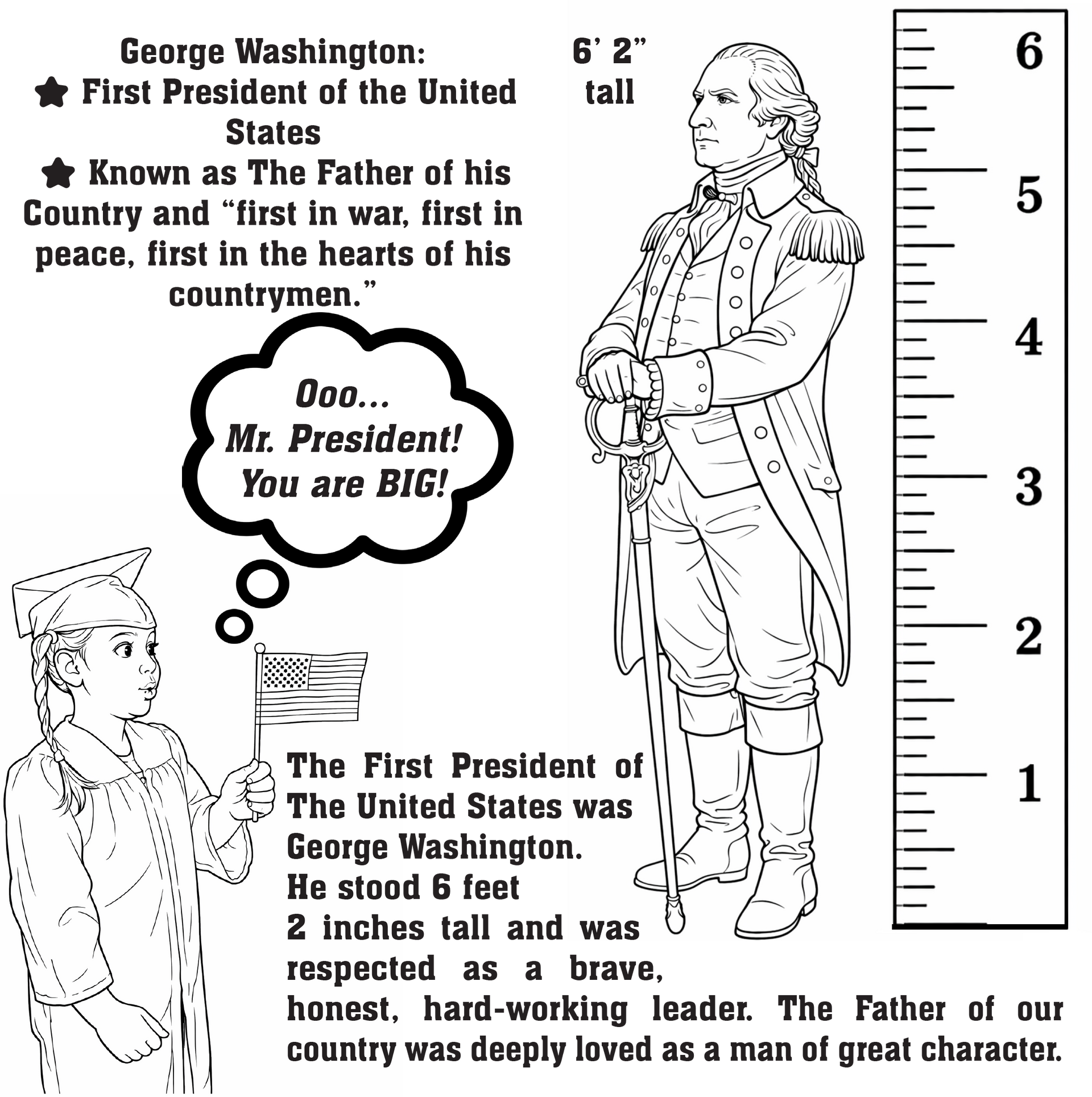 Oooo That's Big - America's 250th Color and Learn