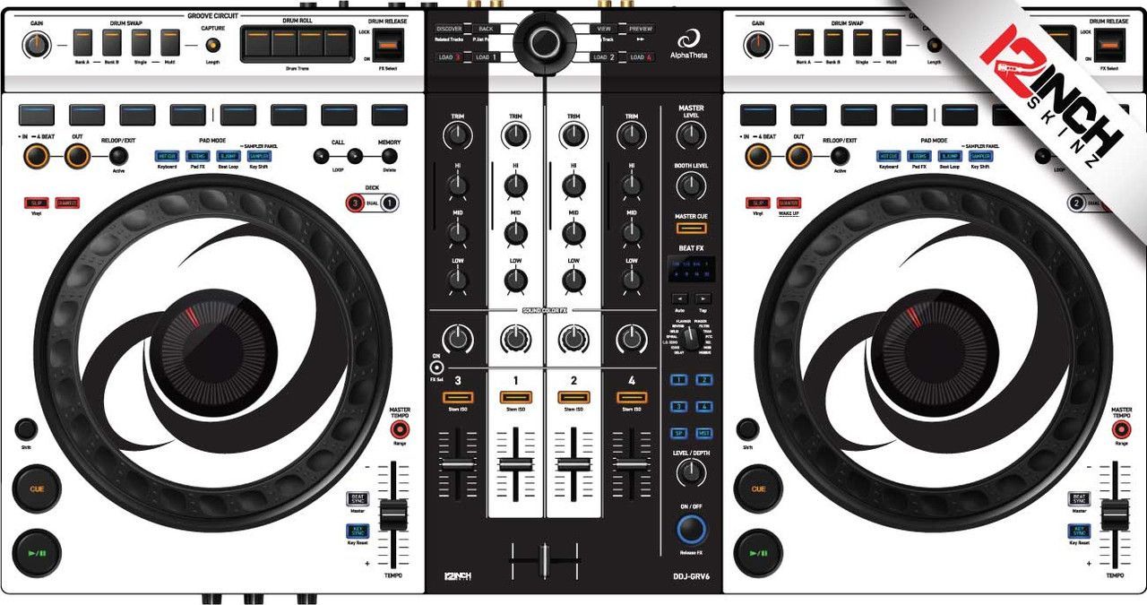 AlphaTheta DDJ-GRV6 Skinz - Colors V2