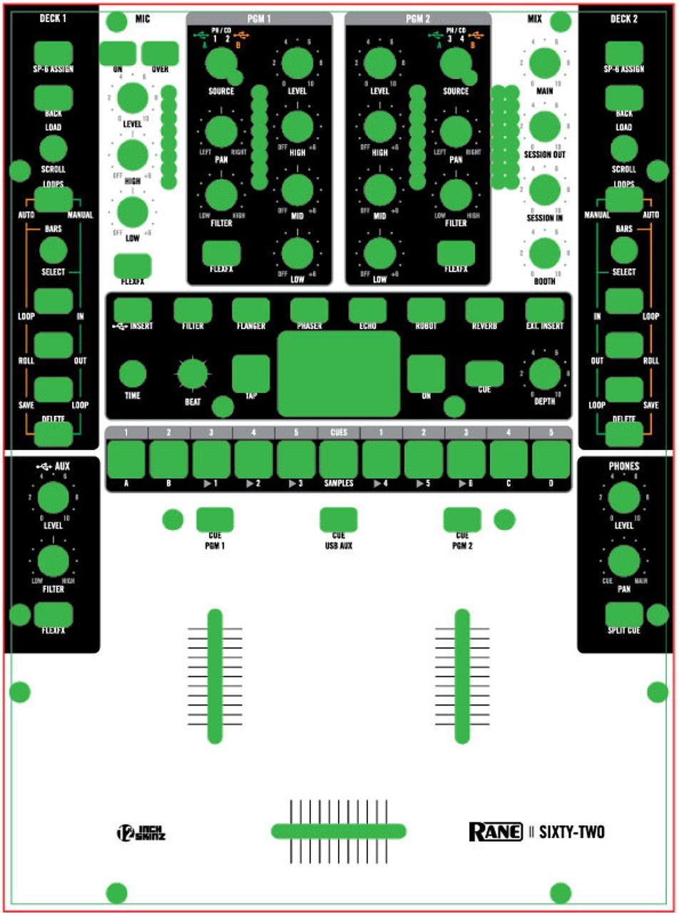 Rane Sixty-Two Skinz - CUSTOM