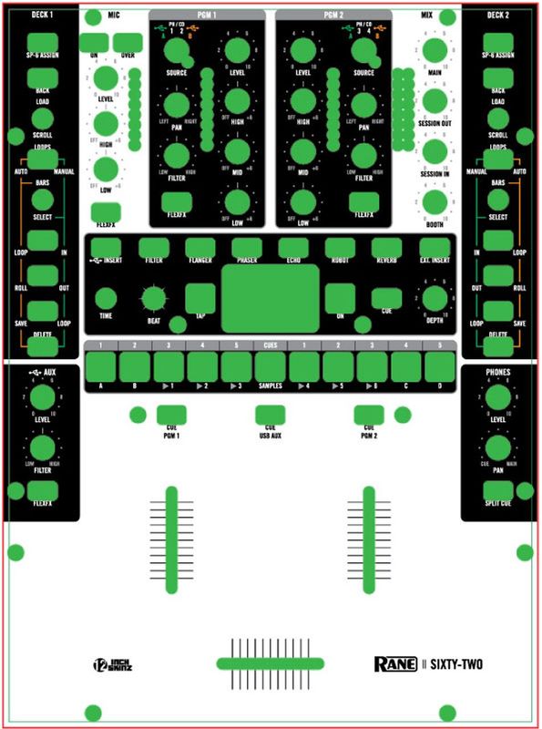 Rane Sixty-Two Skinz - CUSTOM