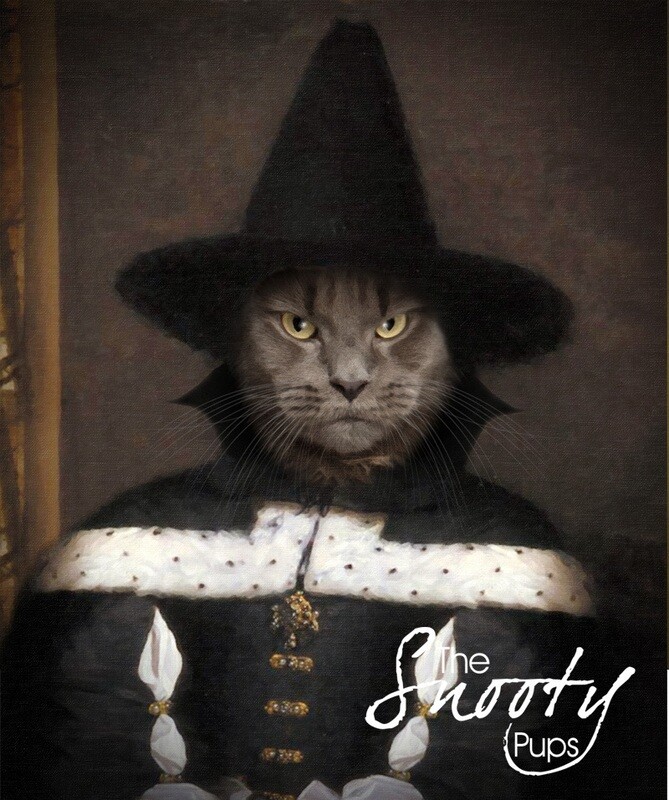 Witch Custom Cat Portrait