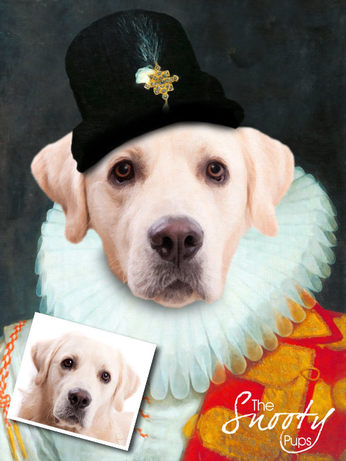 Renaissance Dog Portrait