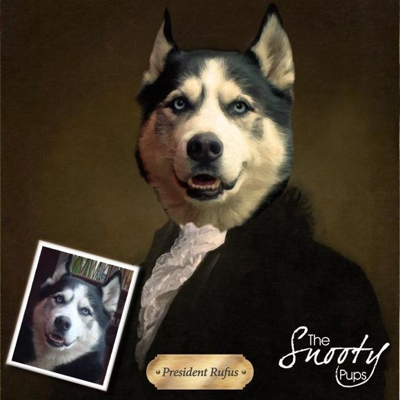 President Dog Portrait