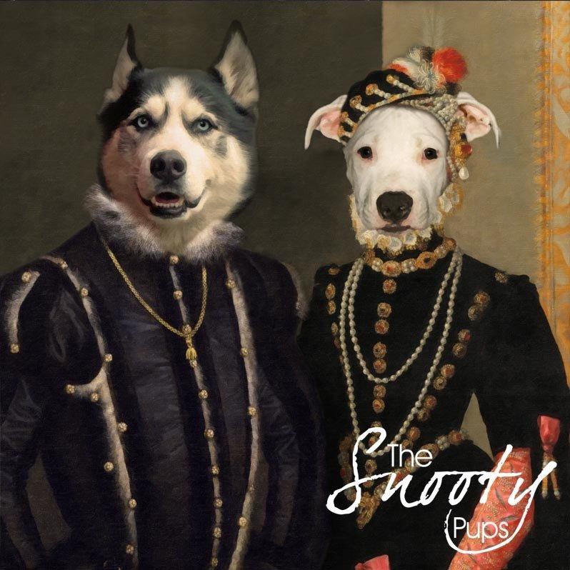 Renaissance Couple Pet Portrait