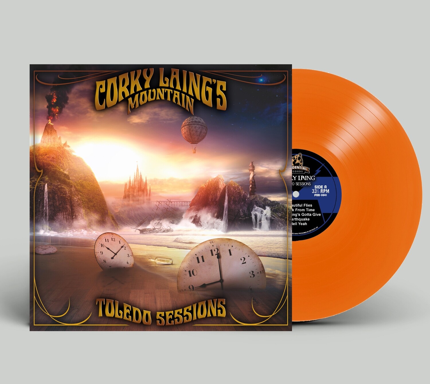 Corky Laing's Mountain "The Toledo Sessions" -- Limited Edition Orange Vinyl 