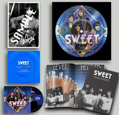 The Sweet - Level Headed Tour Rehearsals 1977 Bundle SIGNED - FREE SHIPPING