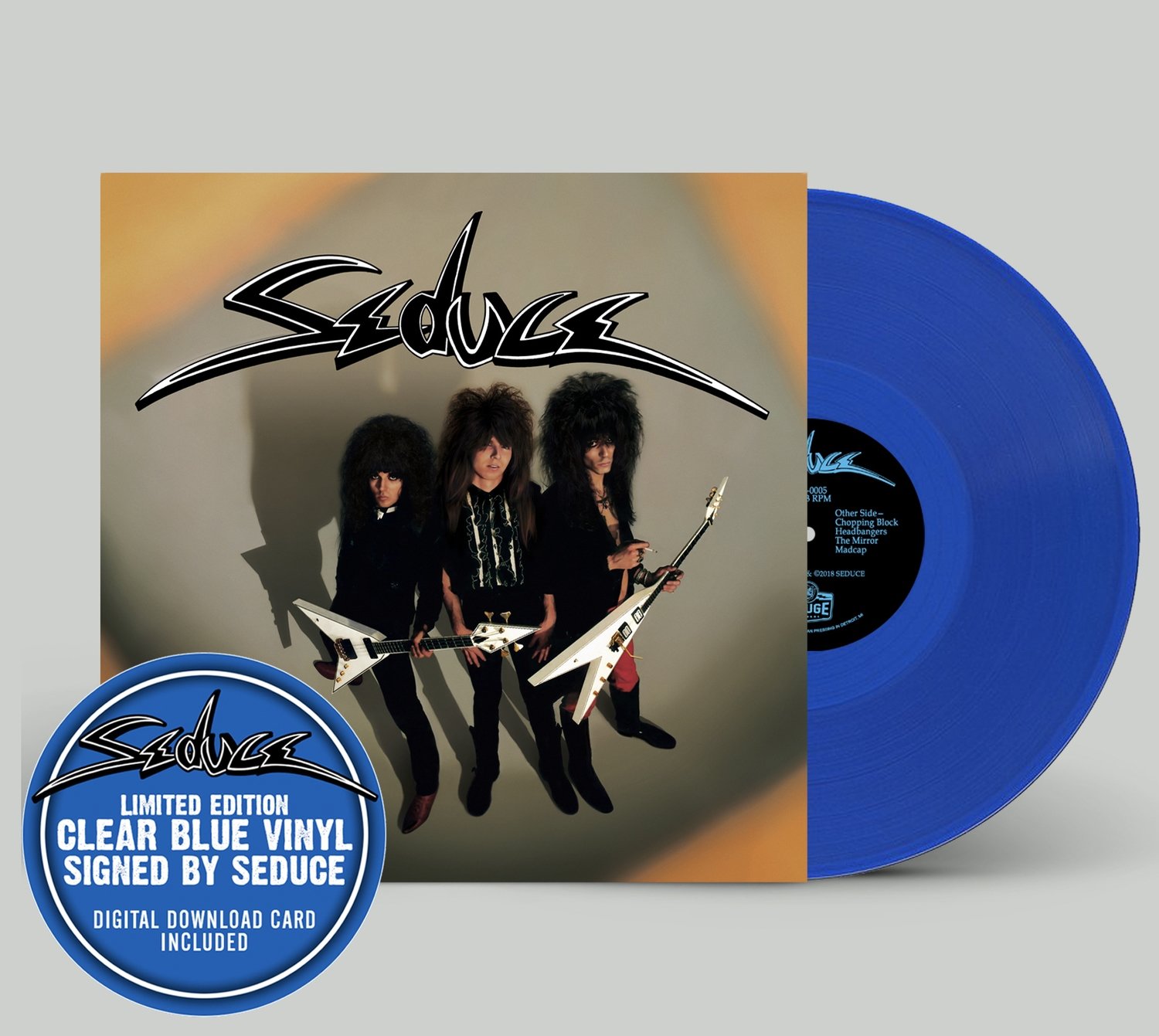 Seduce "Seduce LP" -- Limited Edition Clear Blue Vinyl (SIGNED)