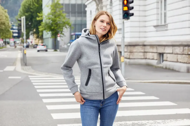 Daiber Melange Hoody Jacke | Damen