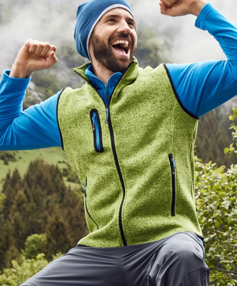 Daiber Men's Knitted Fleece Vest