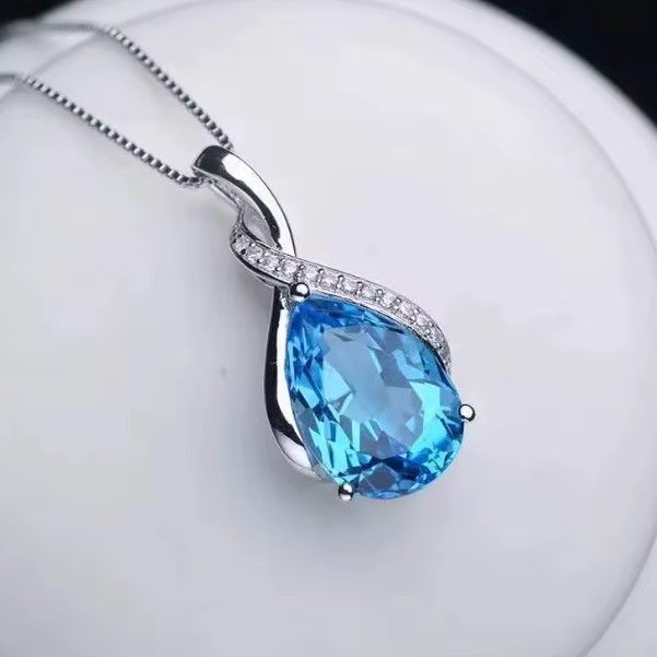 Srebrny naszyjnik &quot;Blue&quot;