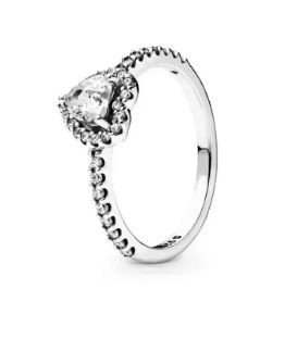 Srebrny pierścionek&quot;Crystal Love&quot;