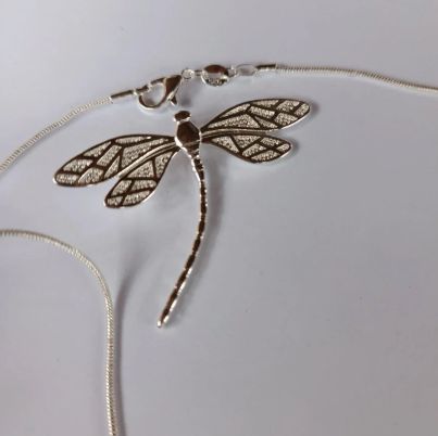 Srebrny Naszyjnik &quot;dragonfly&quot;