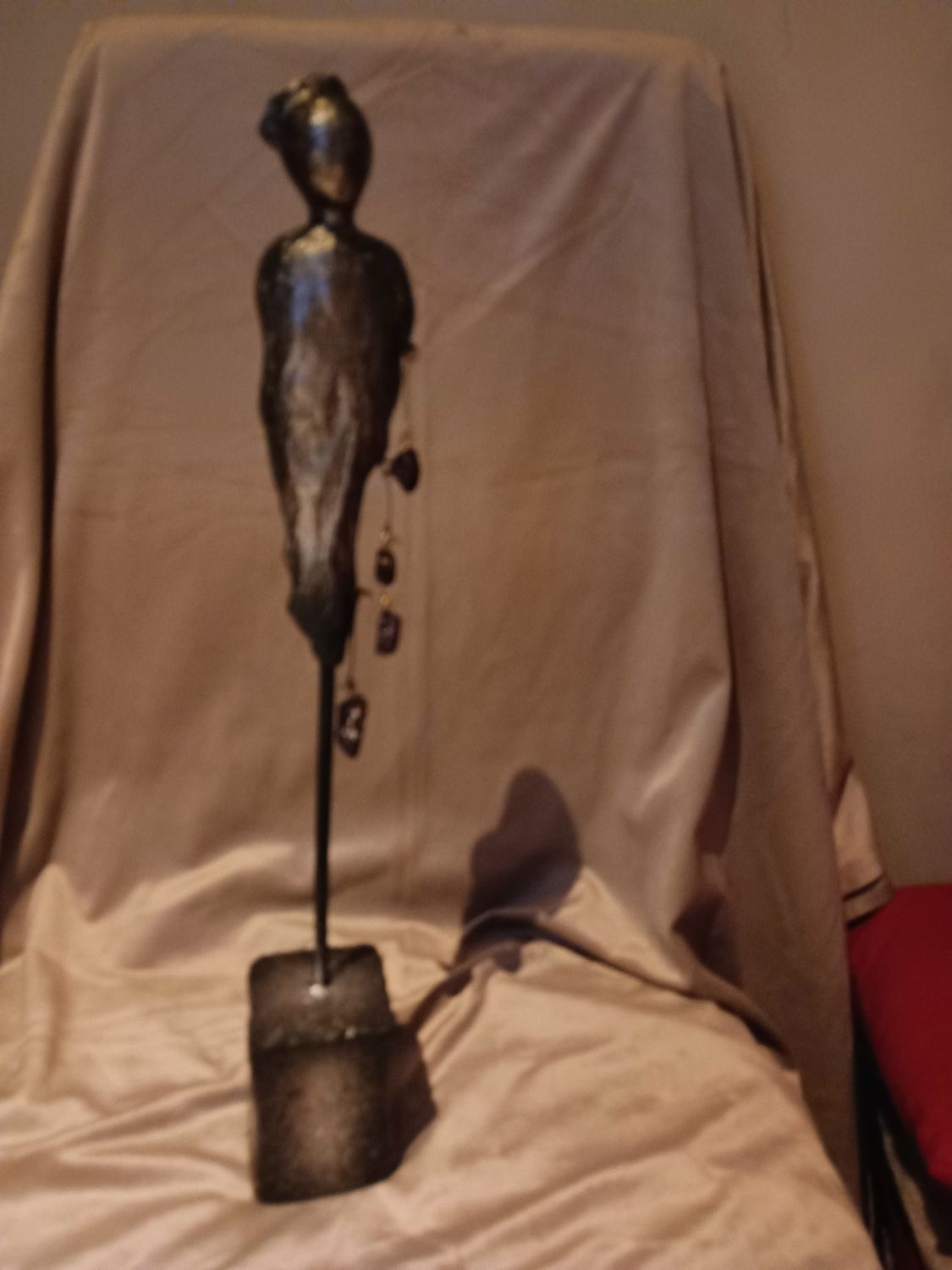 ArteLibre Dekoracyjna Statuetka 7,5x7,5x46,5 cm ArteLibre Dekoracyjna Statuetka 7,5x7,5x46,5 cm