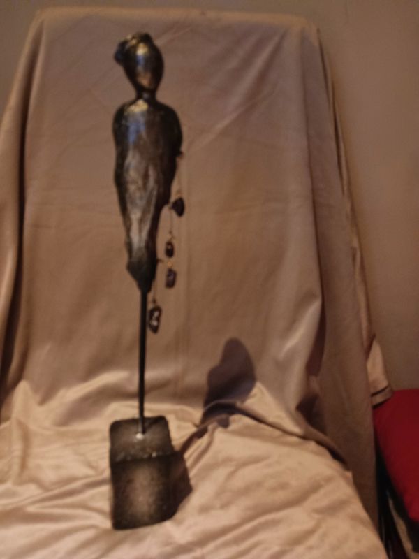 ArteLibre Dekoracyjna Statuetka 7,5x7,5x46,5 cm ArteLibre Dekoracyjna Statuetka 7,5x7,5x46,5 cm