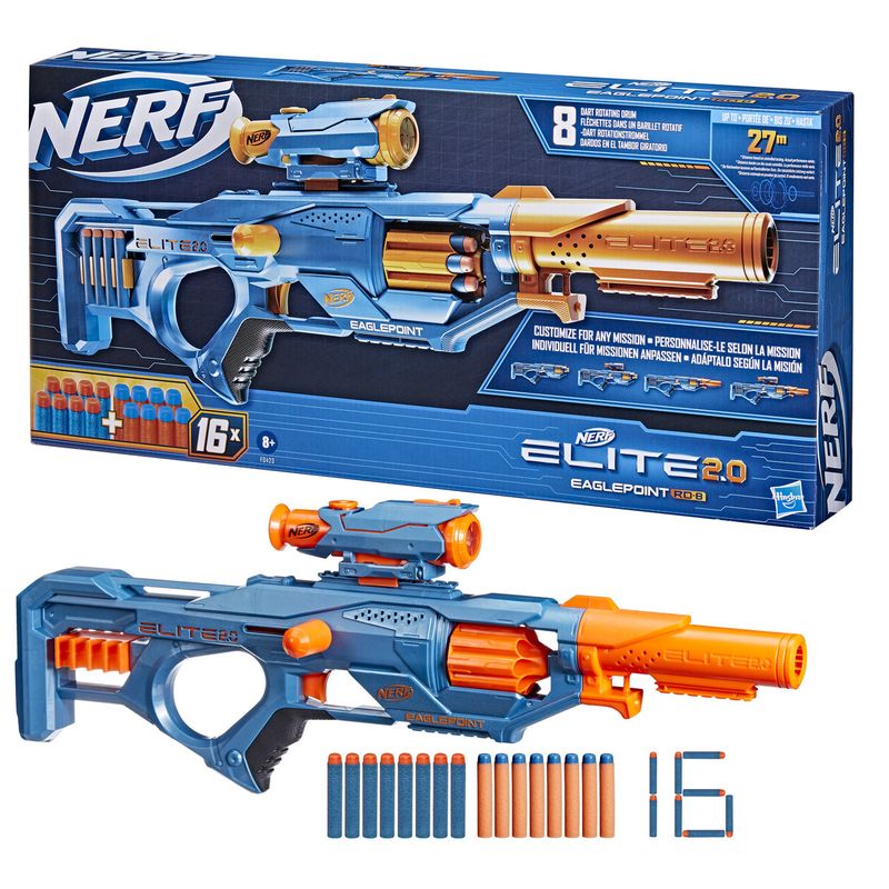 NERF wyrzutnia Elite 2.0 Eaglepoint Rd - 8+ 16 strzałek NERF wyrzutnia Elite 2.0 Eaglepoint Rd - 8+ 16 strzałek